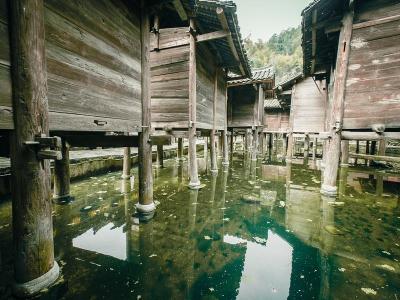 The on-water granary at Xinqiao Miao Village