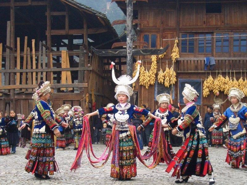 Performance at Jidao Miao Village