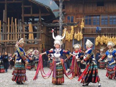 Performance at Jidao Miao Village