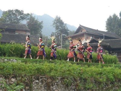 Qingman Miao Village Guizhou, China