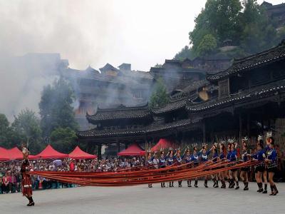 Xijiang Qianhu Miao Village